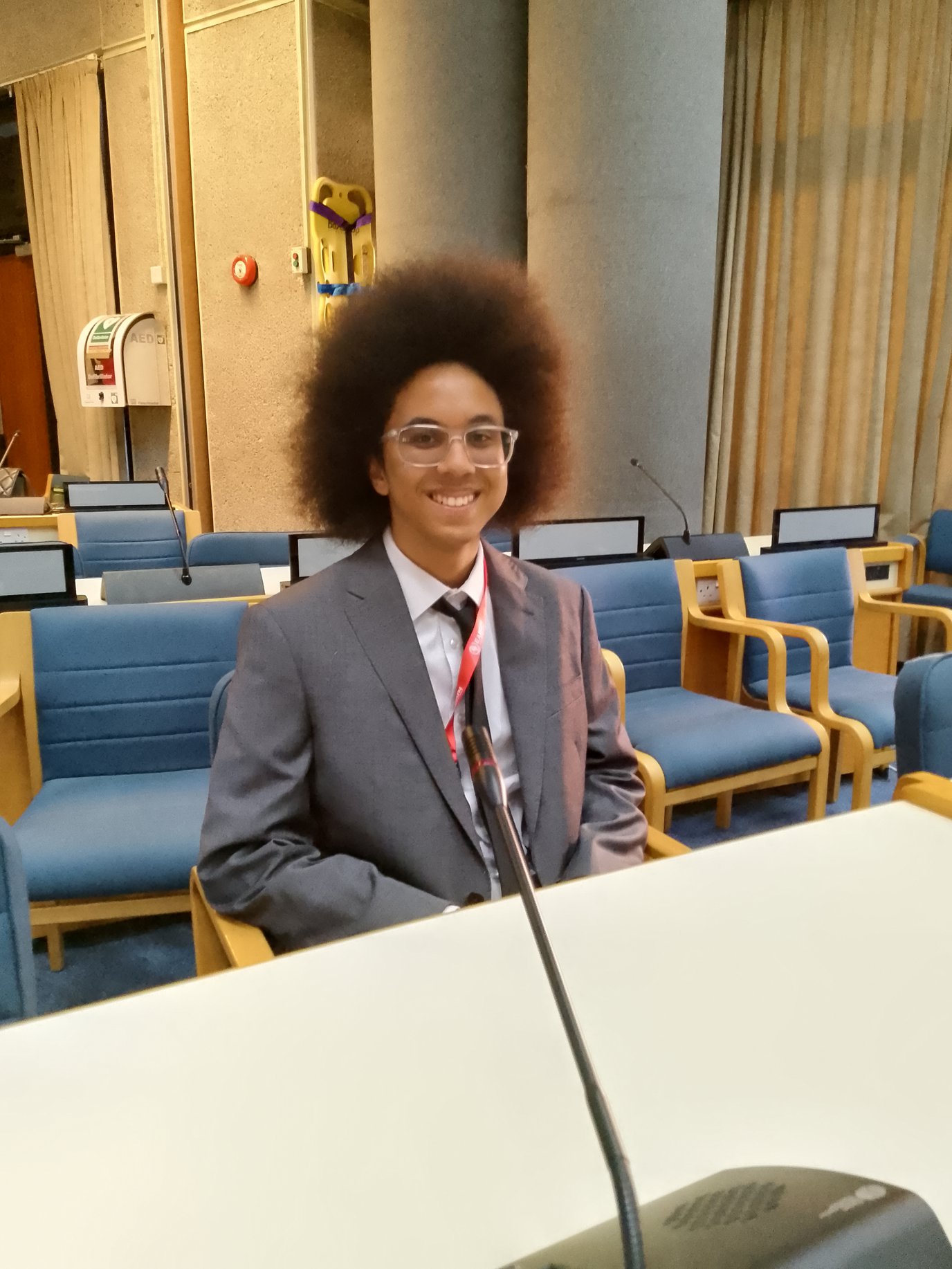 Delegate at MUN Conference - Poul.jpg